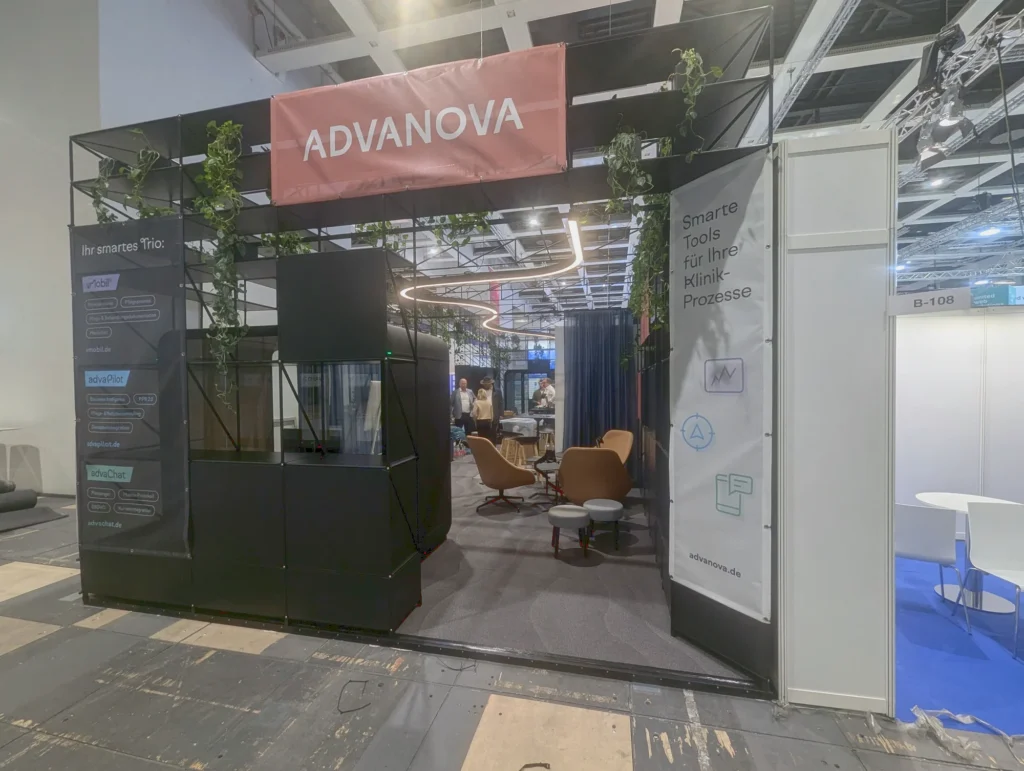 Advanova Messestand DMEA Berlin